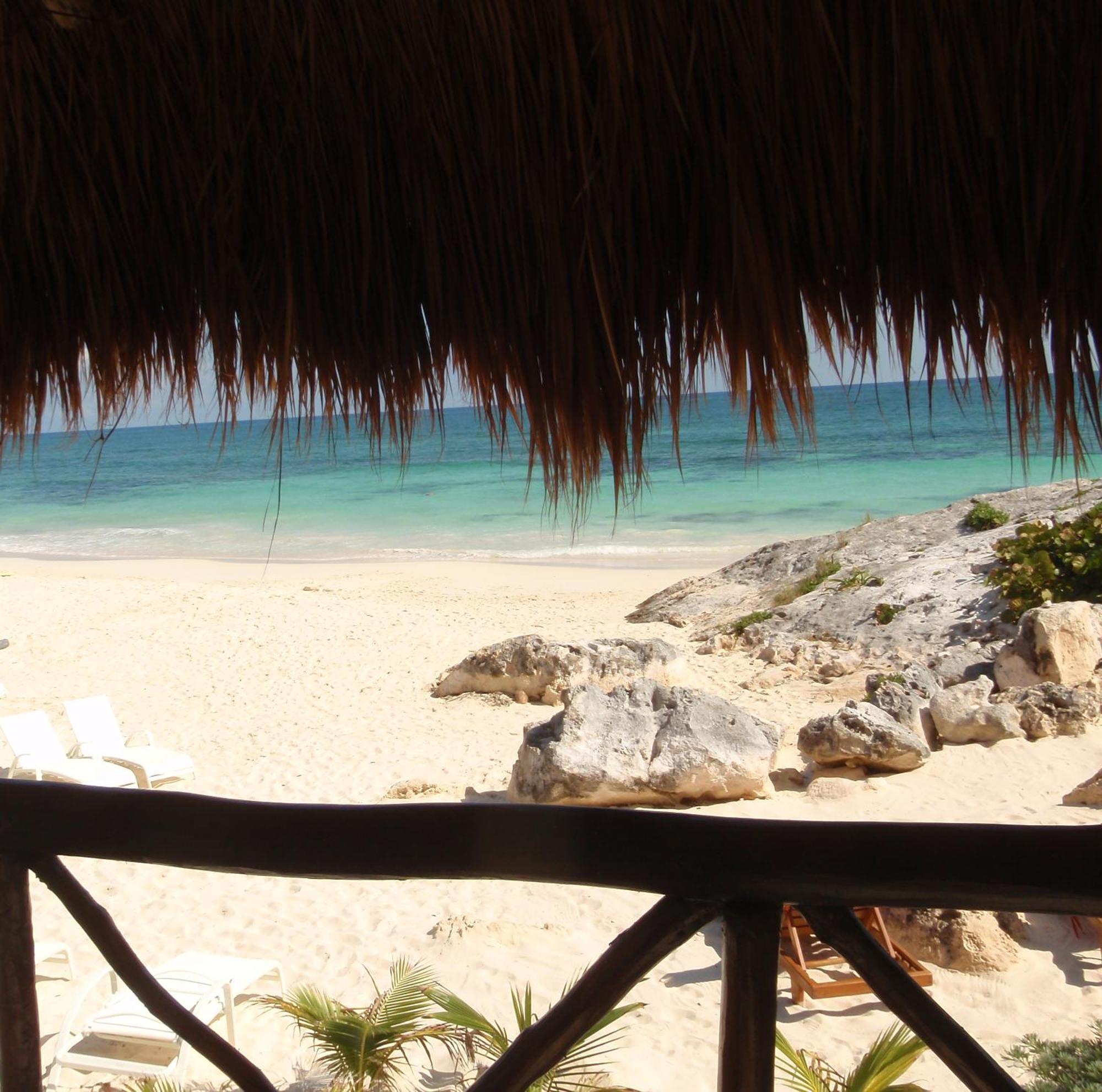 Punta Piedra Beach Posada Hotel Tulum Pueblo Buitenkant foto