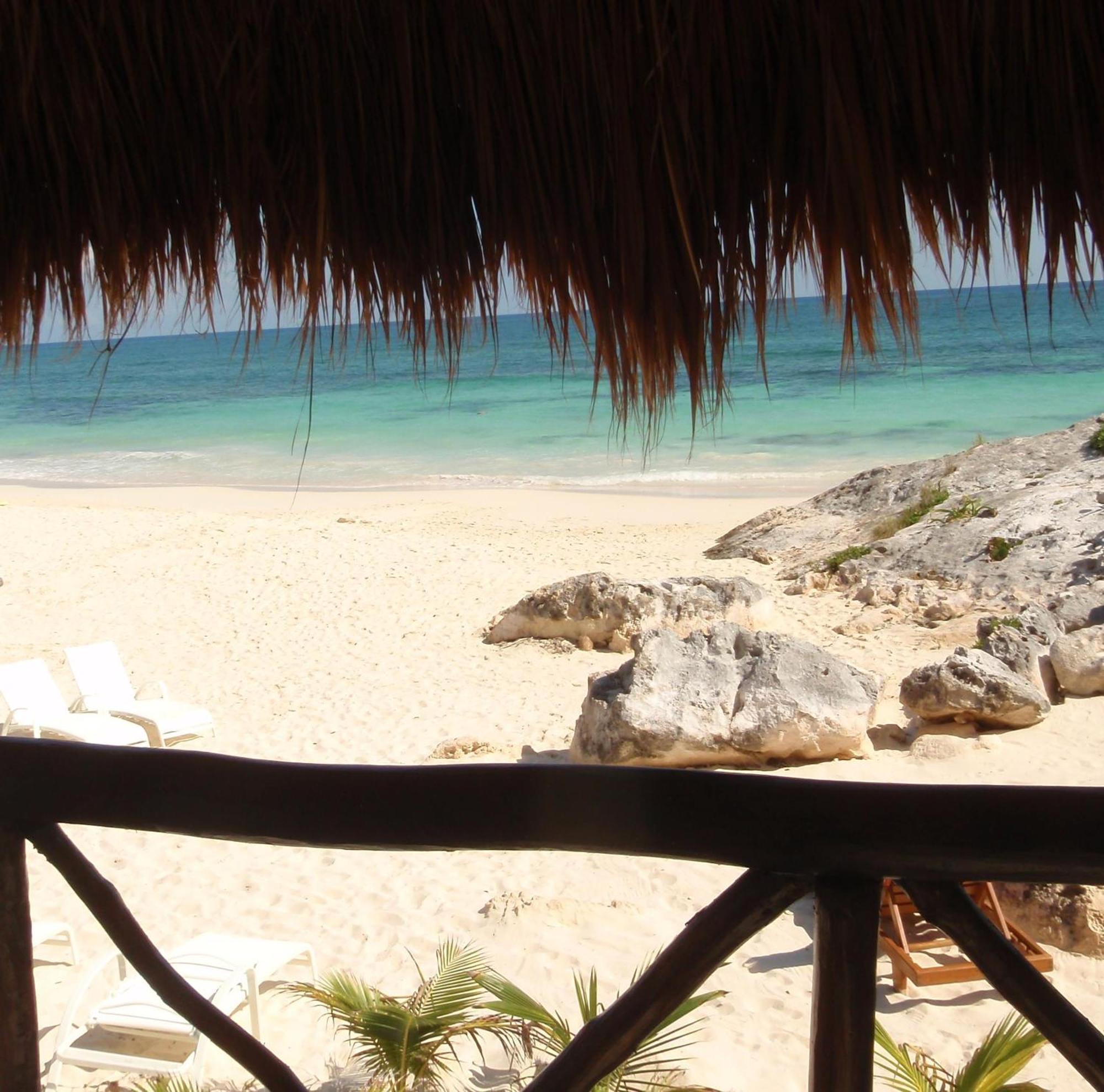 Punta Piedra Beach Posada Hotel Tulum Pueblo Buitenkant foto