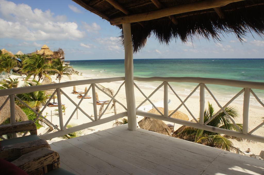 Punta Piedra Beach Posada Hotel Tulum Pueblo Buitenkant foto