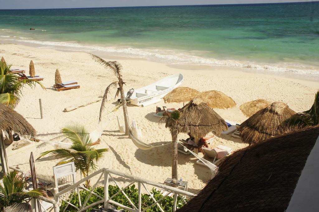 Punta Piedra Beach Posada Hotel Tulum Pueblo Buitenkant foto