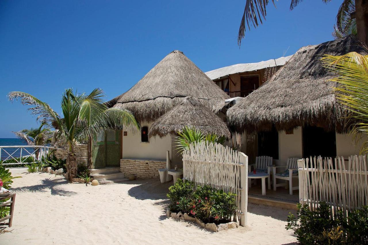 Punta Piedra Beach Posada Hotel Tulum Pueblo Buitenkant foto